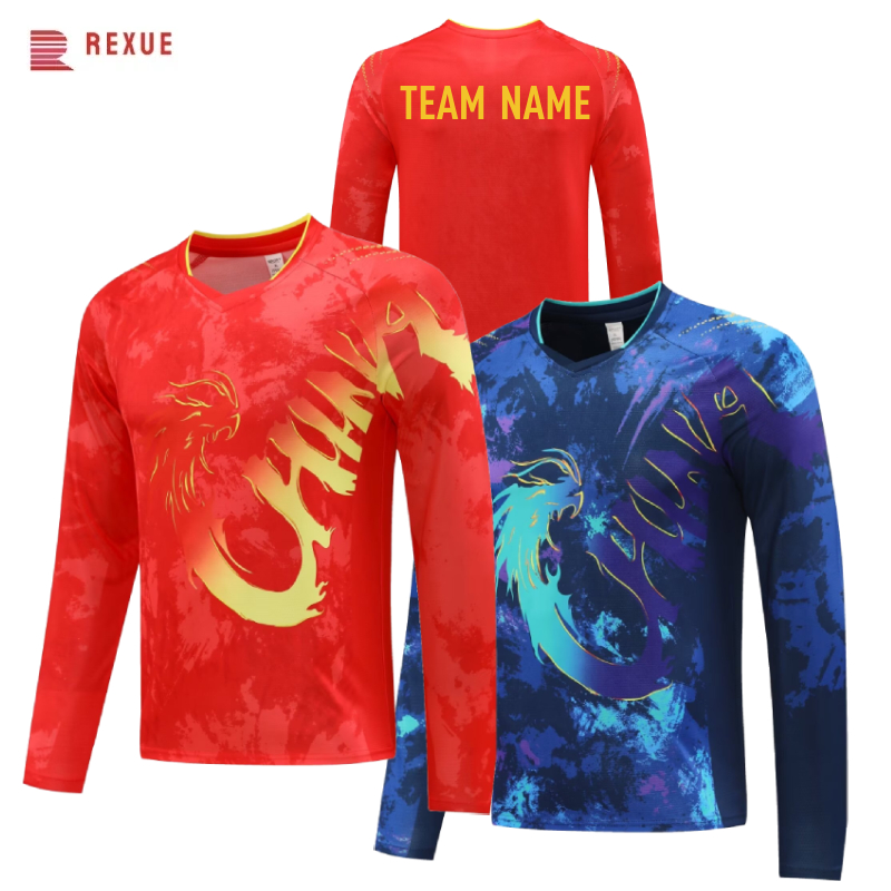 Badminton Jersey - China Dragon camicia da ping pong